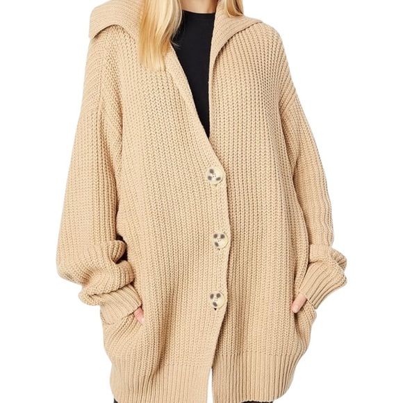 Free People Swim Too Deep cardigann sweaters size small. - Picture 2 of 16